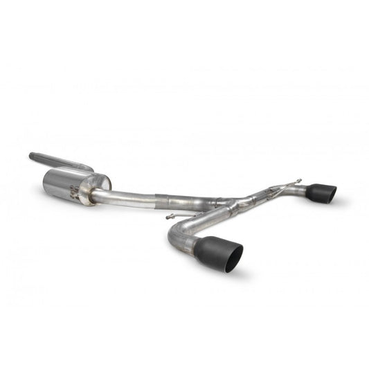 Scorpion Exhausts - Volkswagen Scirocco R 2009 To 2017 Resonated Predator Cat-Back System SVW072C - TMC Motorsport