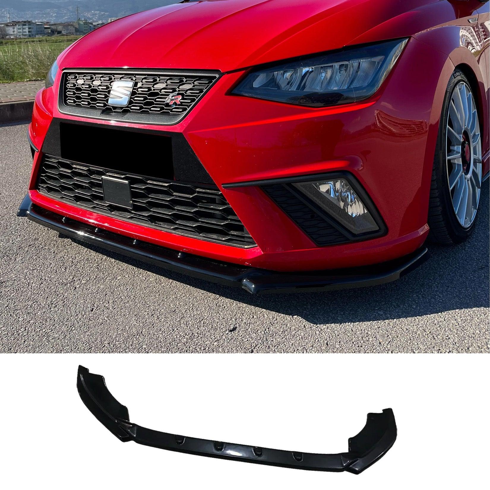 Seat Ibiza MK5 2017-2021 Risper Front Splitter In Gloss Black - TMC Motorsport