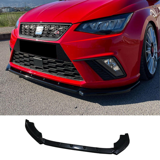 Seat Ibiza MK5 2017-2021 Risper Front Splitter In Gloss Black - TMC Motorsport