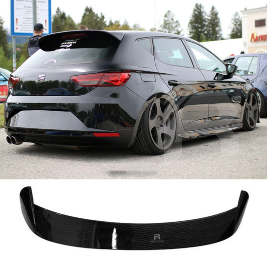Seat Leon 2012-2019 5 Door 'cupra Look' Rear Spoiler In Gloss Black - TMC Motorsport