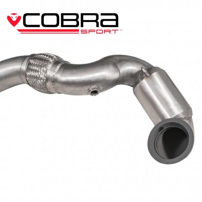 Cobra Sport VW Golf GTI (Mk7) 2.0 TSI (5G) (12-17) Sports Cat / De-Cat Front Downpipe Performance Exhaust - TMC Motorsport