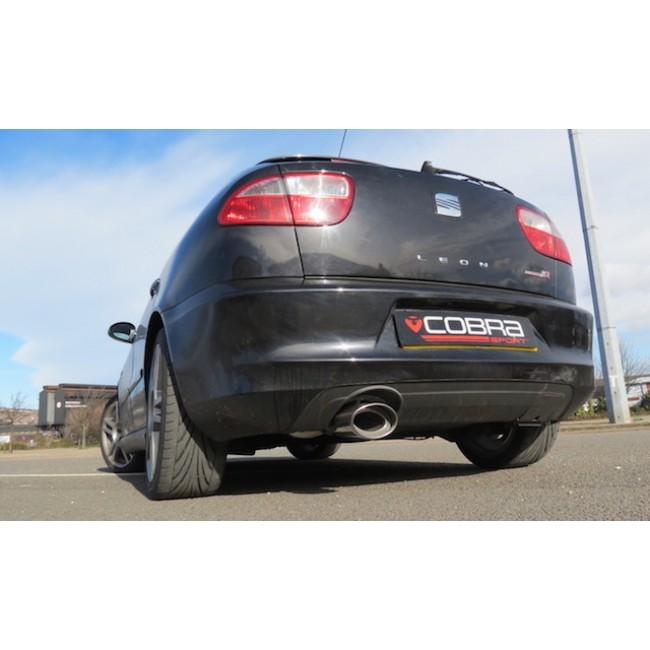 Cobra Sport Seat Leon Cupra R Mk1 1M (02-05) 3" Turbo Back Performance Exhaust - TMC Motorsport