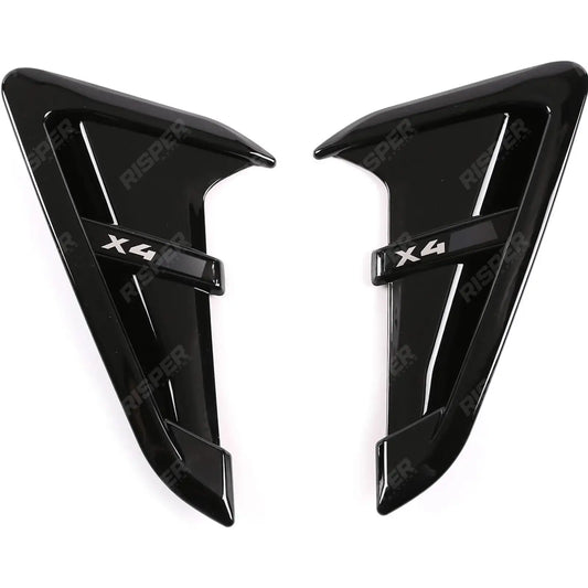 Side Fenders In Gloss Black For BMW X4 2018-2020