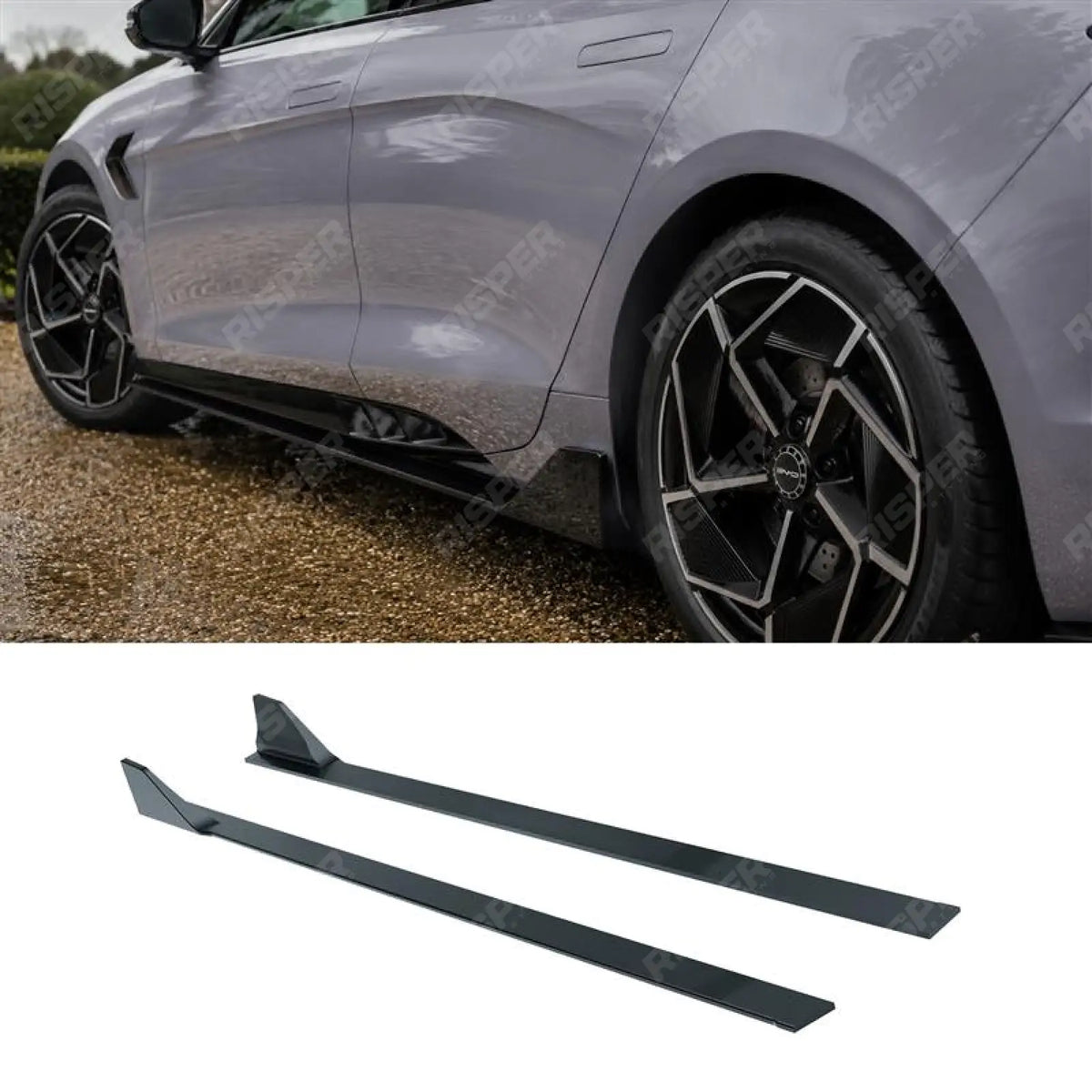 Side Skirt Splitters in Gloss Black For BYD Seal 2022+