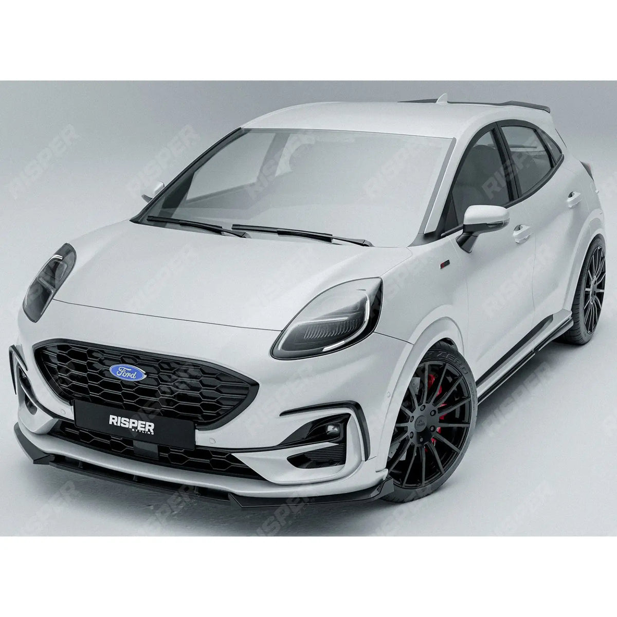 Side Skirt Splitters In Gloss Black For Ford Puma ST Line & ST Line X 2019+