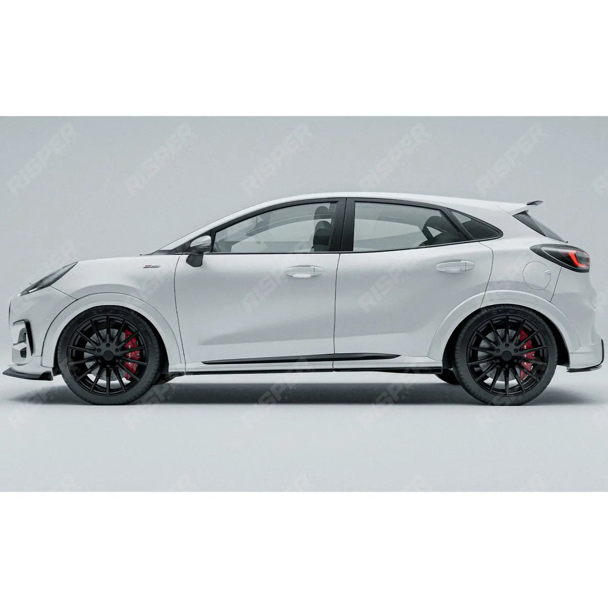 Side Skirt Splitters In Gloss Black For Ford Puma ST Line & ST Line X 2019+