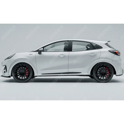 Side Skirt Splitters In Gloss Black For Ford Puma ST Line & ST Line X 2019+