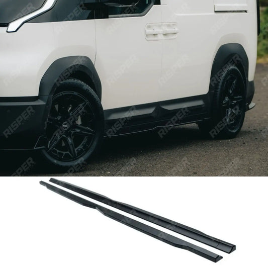 Side Skirt Splitters in Gloss Black For Kia Pv5 Cargo & Passenger 2025+