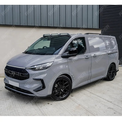 Side Skirt Splitters V2 In Gloss Black For Ford Transit Custom LWB MK2 2024 on