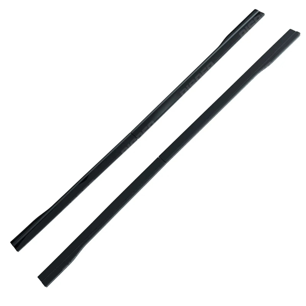 Side Skirt Splitters V2 In Gloss Black For Ford Transit Custom LWB MK2 2024 on