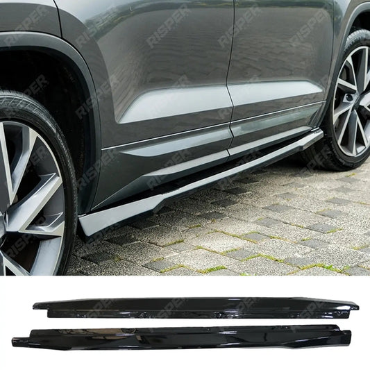 Side Skirts (2 Pcs) For Skoda Kodiaq Sportline Mk1 Facelift 2021-2023