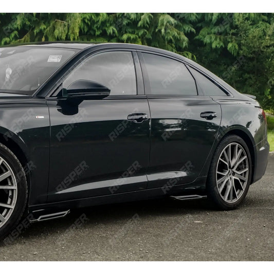 Side Skirts (2PCS) For Audi S6 C8 (Sedan-Avant) 2019+ / Audi A6 C8 S-Line (Sedan-Avant) 2019+