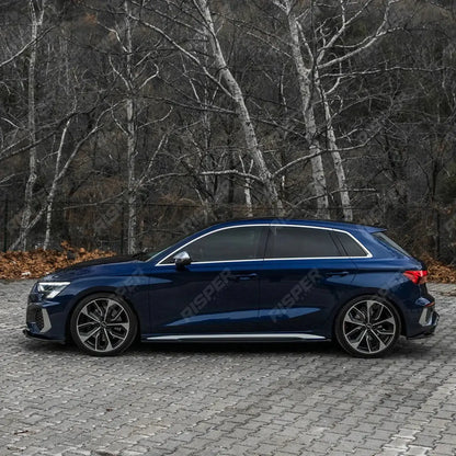 Side Skirts In Gloss Black (2 Pcs) For Audi S3 8Y 2020+ - Audi A3 S-Line 8Y 2020+