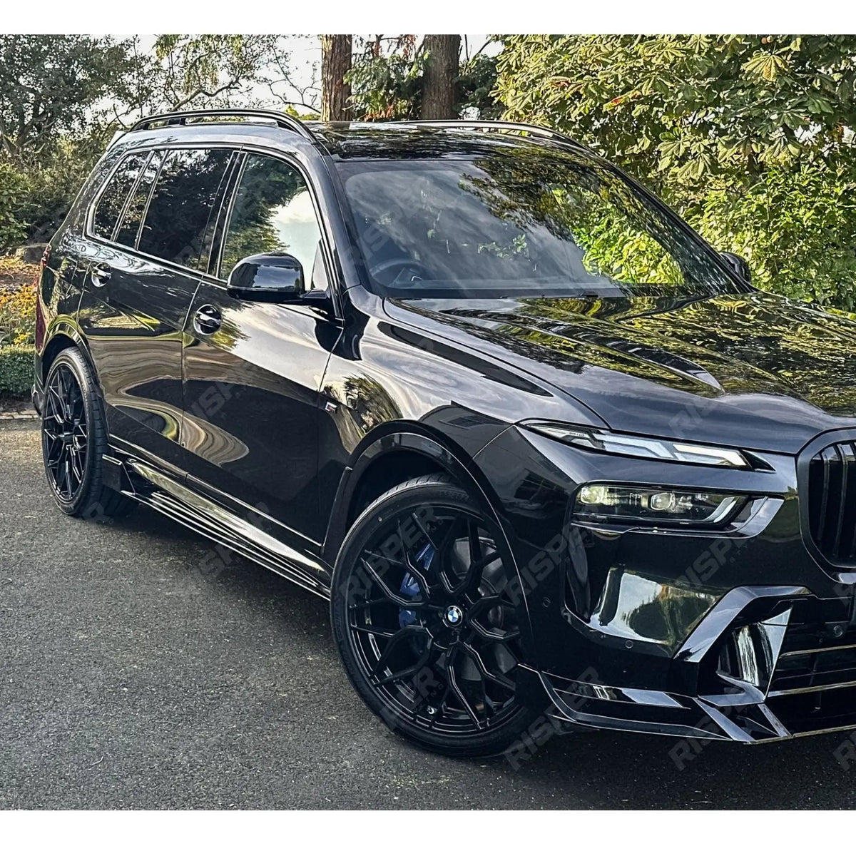 Side Skirts In Gloss Black For BMW X7 G07 LCI 2023+