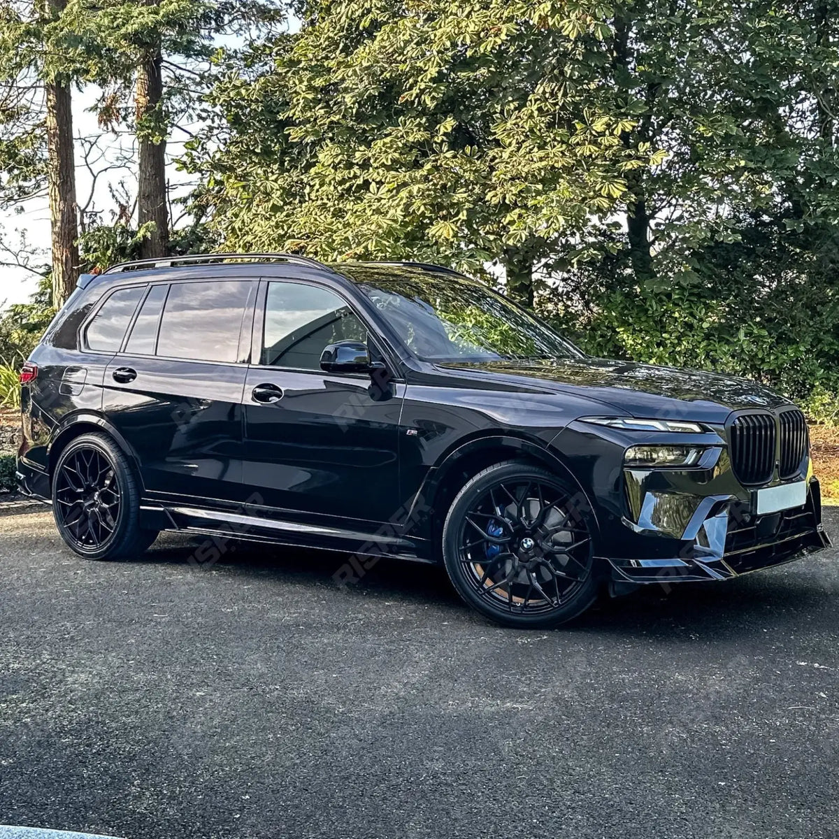 Side Skirts In Gloss Black For BMW X7 G07 LCI 2023+