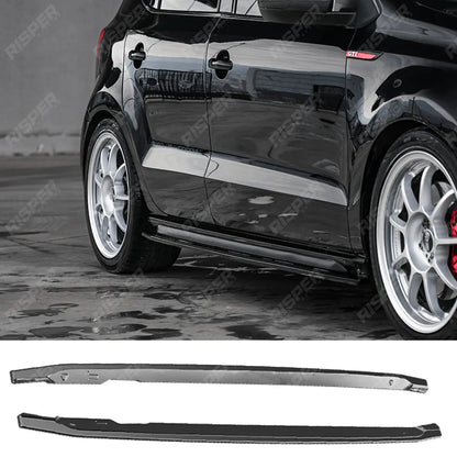 Side Skirts in Gloss Black For Volkswagen Polo Gti Mk5 2009-2014
