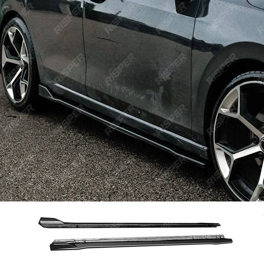 Side Skirts in Gloss Black For Vw Golf Mk8 Life / Match / Style 2019 on