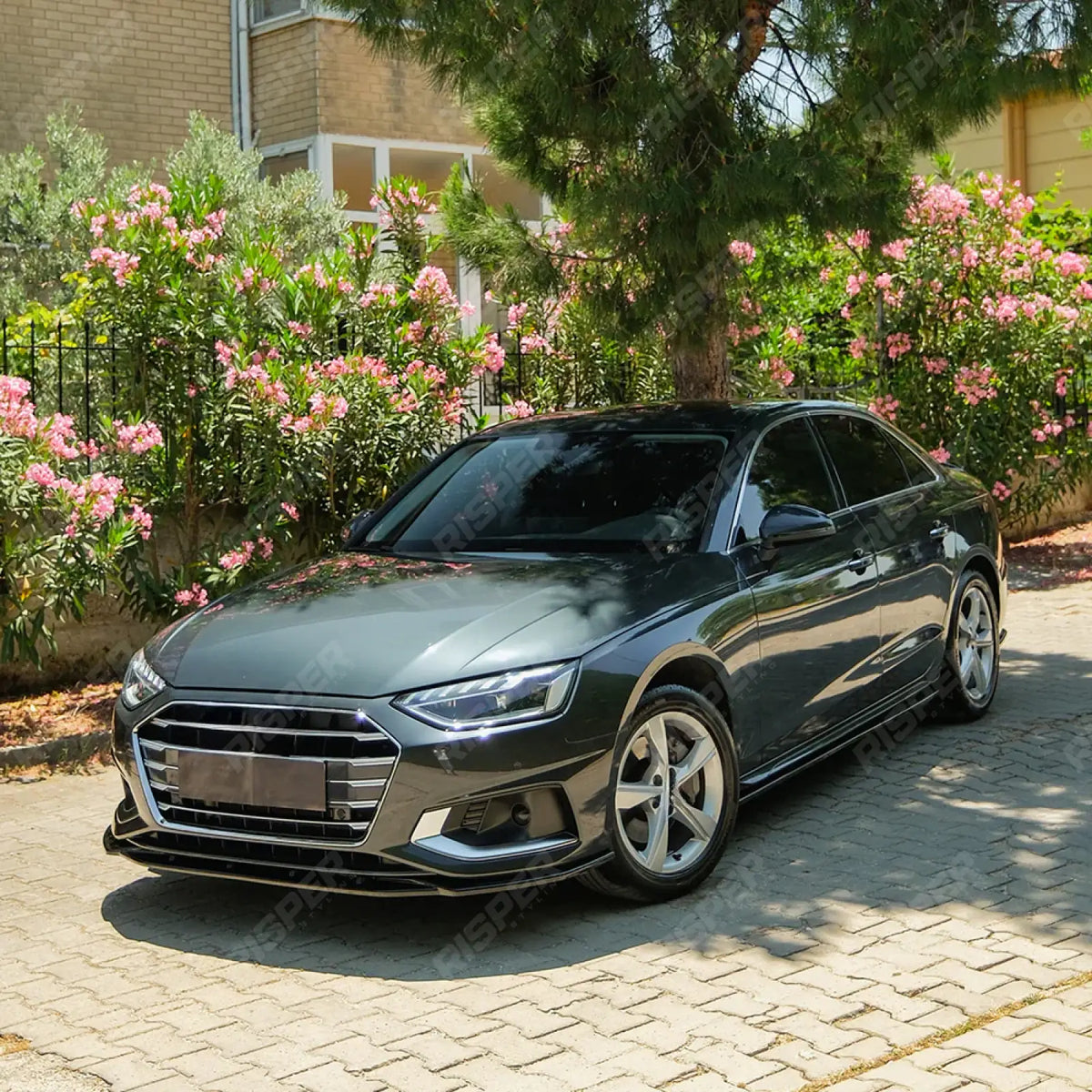 Side Skirts Set In Gloss Black For Audi A4 B9 Facelift 2019-2024