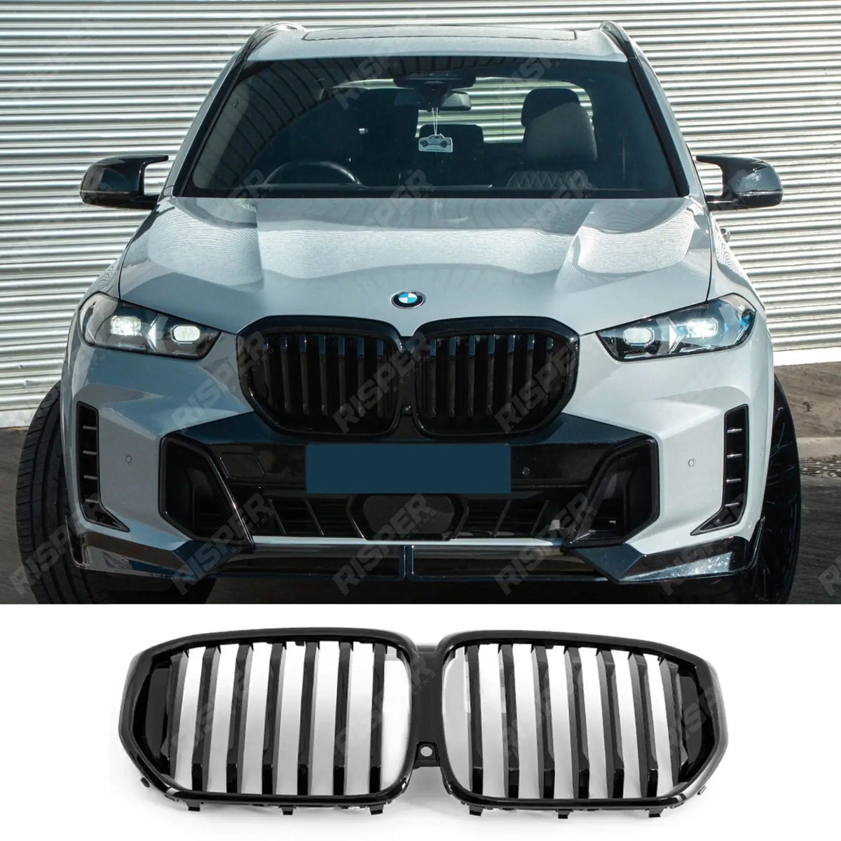 Single Slat Front Grill In Gloss Black For BMW G05 LCI 2023+