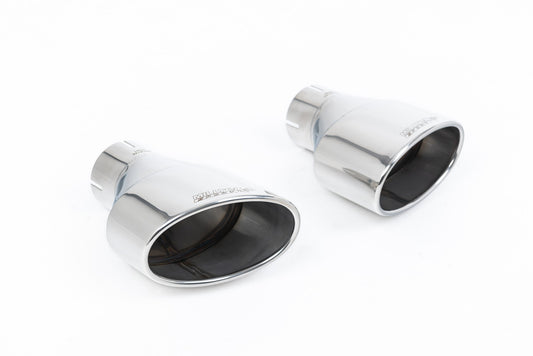 Audi S5 B8 (S tonic) - Resonated (Quieter) Cat-Back Exhaust System with Dual Polished Oval Tips