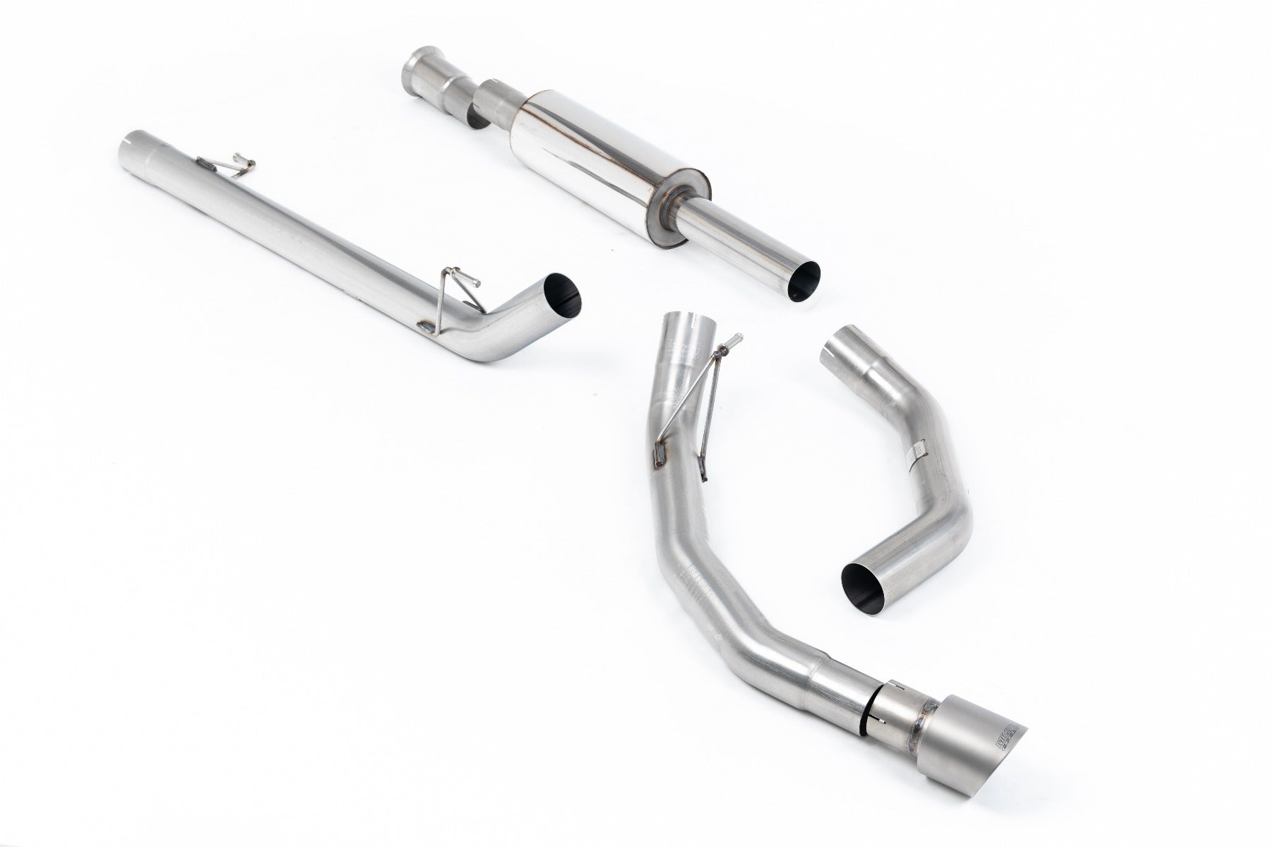 Ford F150 5.0 V8 Supercrew - Road+ Cat-Back with Single Brushed Titanium Tip