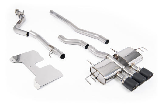 Honda Civic FL5 Type R - Non Resonated (Loudest) Non-Valved Catback Systems with Carbon Trims