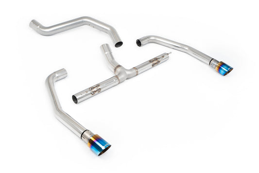Ineos Quartermaster - Non Resonated (Louder) Particulate Filter Back with Burnt/Blue Titanium Tips