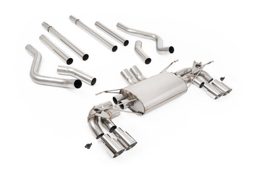 Land Rover Defender 130 5.0 V8 - Non-Resonated (Louder) Valved OPF/GPF Back System with Polished Trims