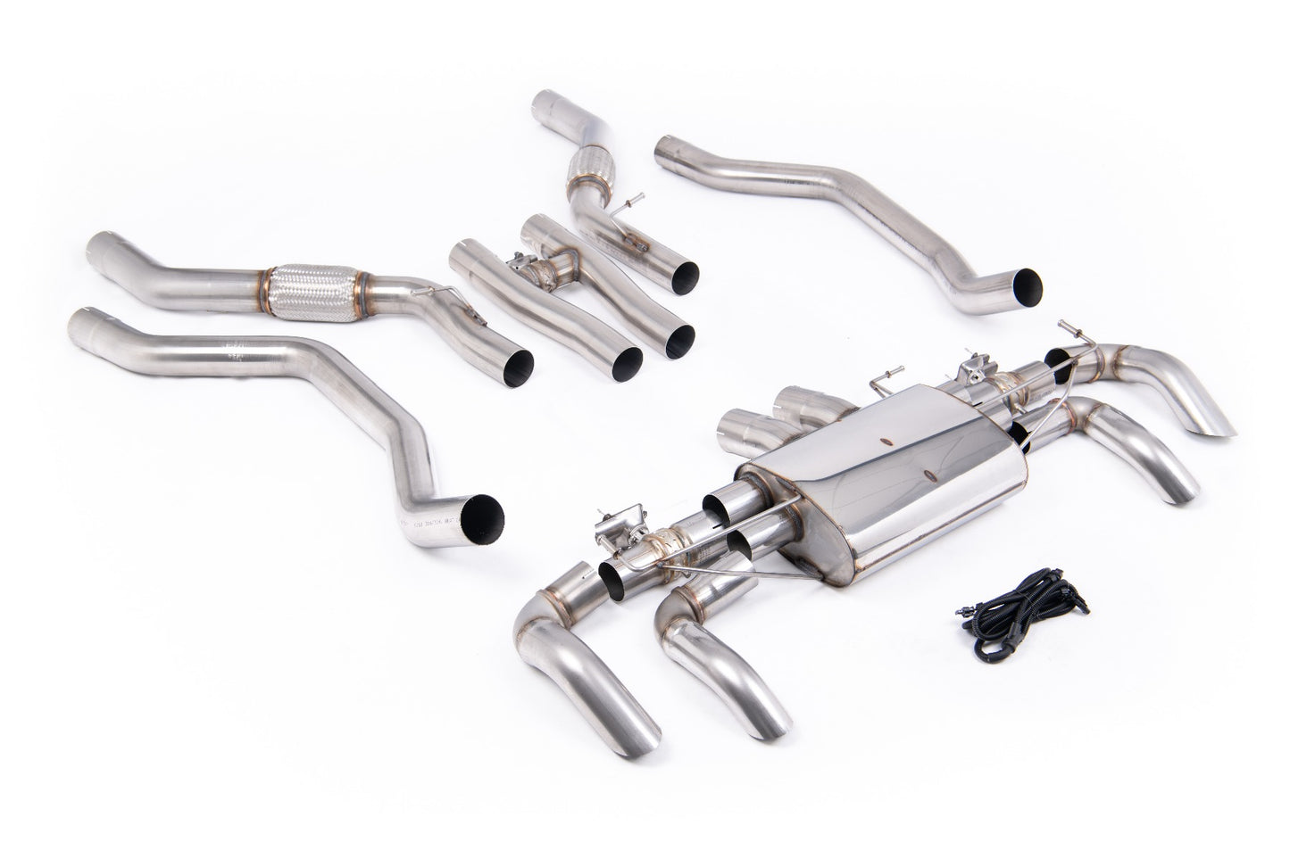 Range Rover Vogue L460 P530 (SWB) V8 NC11 Engine - Valved Cat / OPF Back System with Downturns to OE Rear Bumper