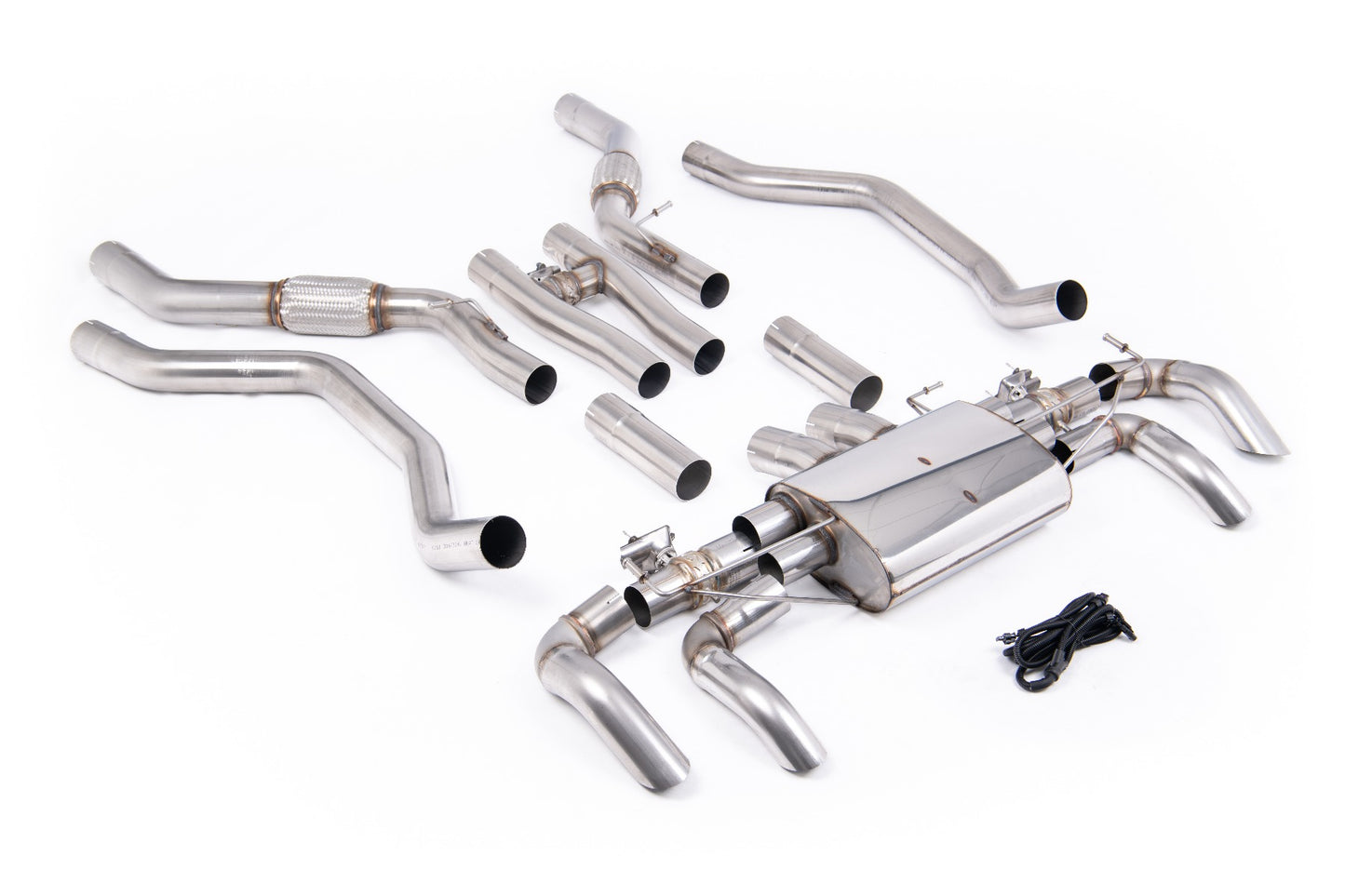 Range Rover Vogue L460 P530 (LWB) V8 NC11 Engine - Valved Cat / OPF Back System with Downturns to OE Rear Bumper