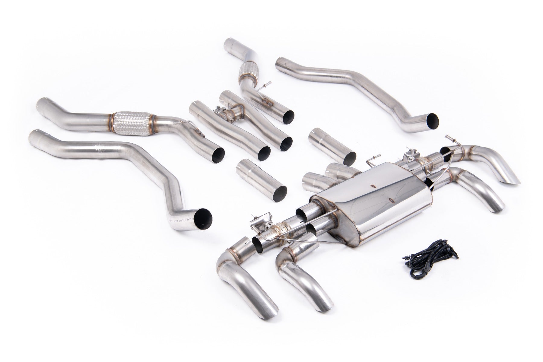 Range Rover Vogue L460 P530 (LWB) V8 NC11 Engine - Valved Cat / OPF Back System with Downturns to OE Rear Bumper