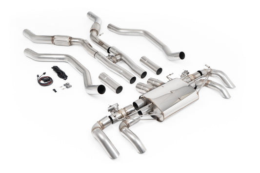 Range Rover Vogue L460 P530 (LWB) V8 NC10 Engine - Resonated with downturn Tips for OE Rear Bumper - with Valve Control