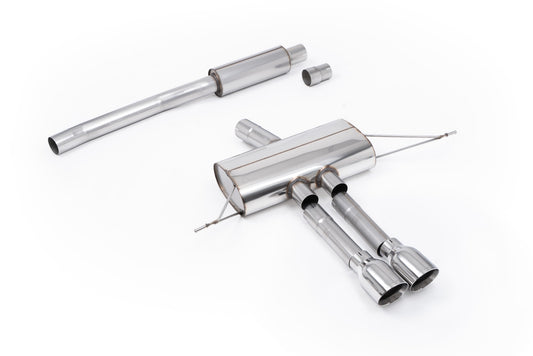 Mini Cooper S F66 - Resonated OPF/GPF Back System for Sport Diffuser only with Polished Tips