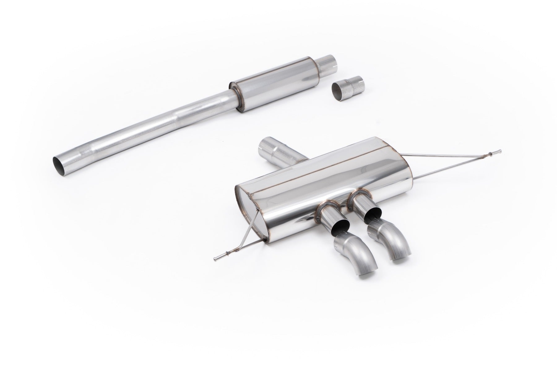 Mini Cooper S F66 - Resonated OPF/GPF Back System with OE Style Downturn Tips