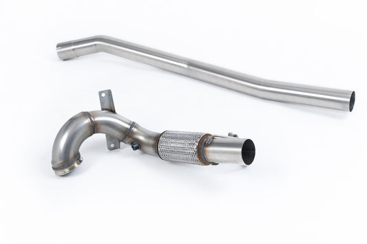 Large-bore Downpipe and De-cat (VW Golf R Mk7) (For Milltek Cat-Back)