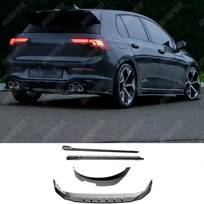 Standard Complete Body Kit in Gloss Black For Vw Golf Mk8 Life / Match / Style 2019-2024