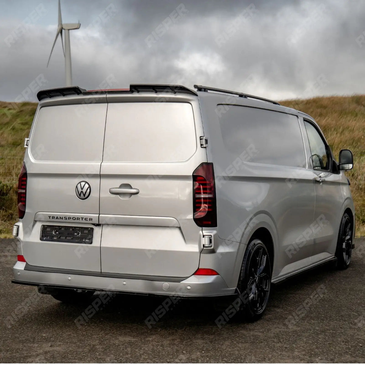SWB Side Skirt Splitters In Gloss Black For Volkswagen Transporter T7 2025+