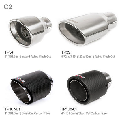 Cobra Sport Vauxhall Corsa E 1.0 Turbo (15-19) Rear Box Section Performance Exhaust - TMC Motorsport