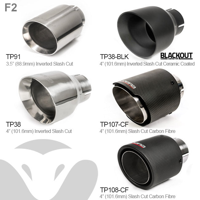 Cobra Sport Mini (Mk3) JCW (F56 LCI 2) Facelift 3" Race GPF Back Performance Exhaust - TMC Motorsport