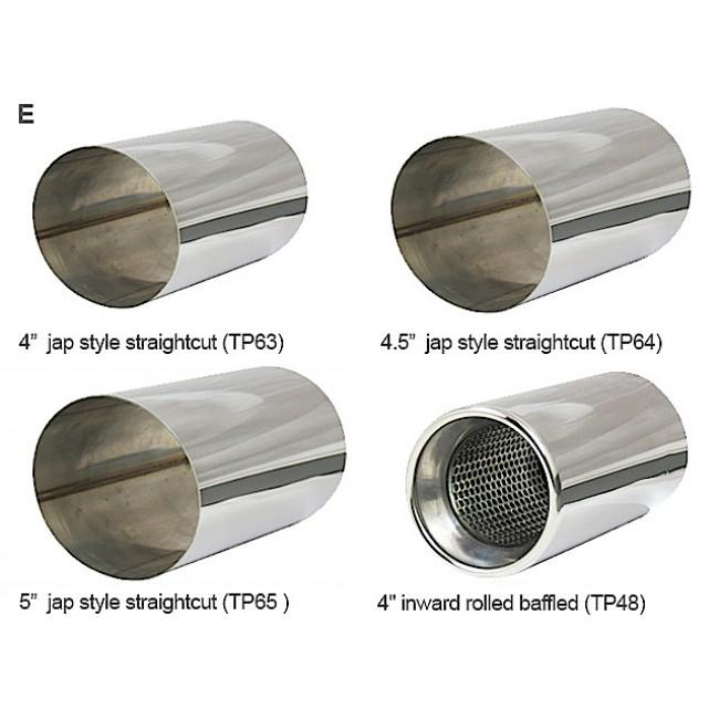 Cobra Sport Subaru Impreza WRX/STI Turbo (01-07) 2.5" Race Rear Box Performance Exhaust - TMC Motorsport