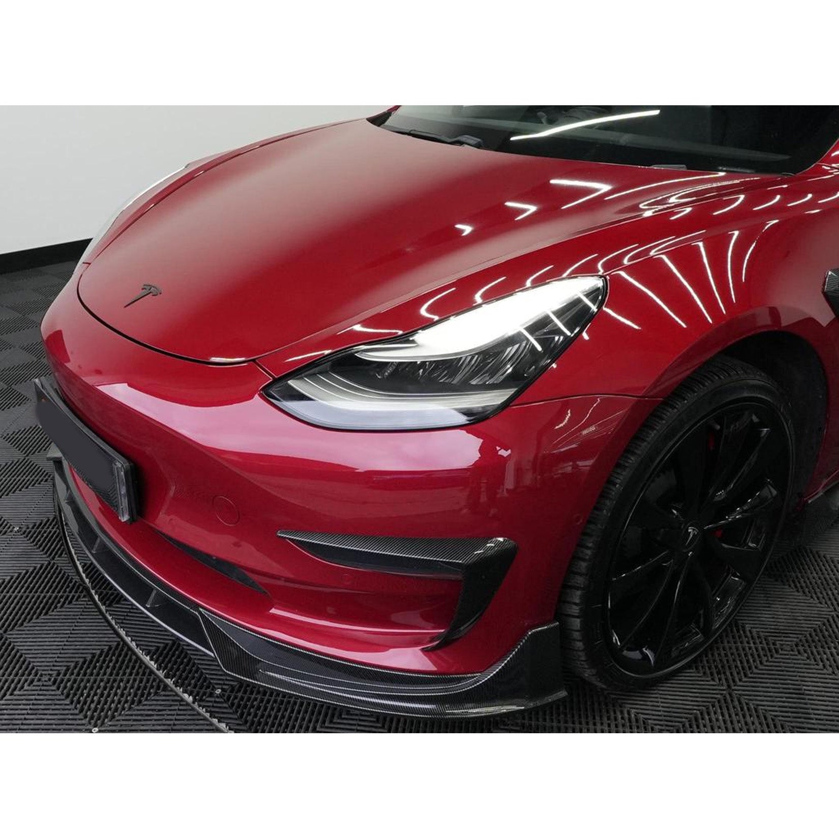 Tesla Model 3 2018 - 2023 Fast Aero Body Kit In Carbon Look - TMC Motorsport