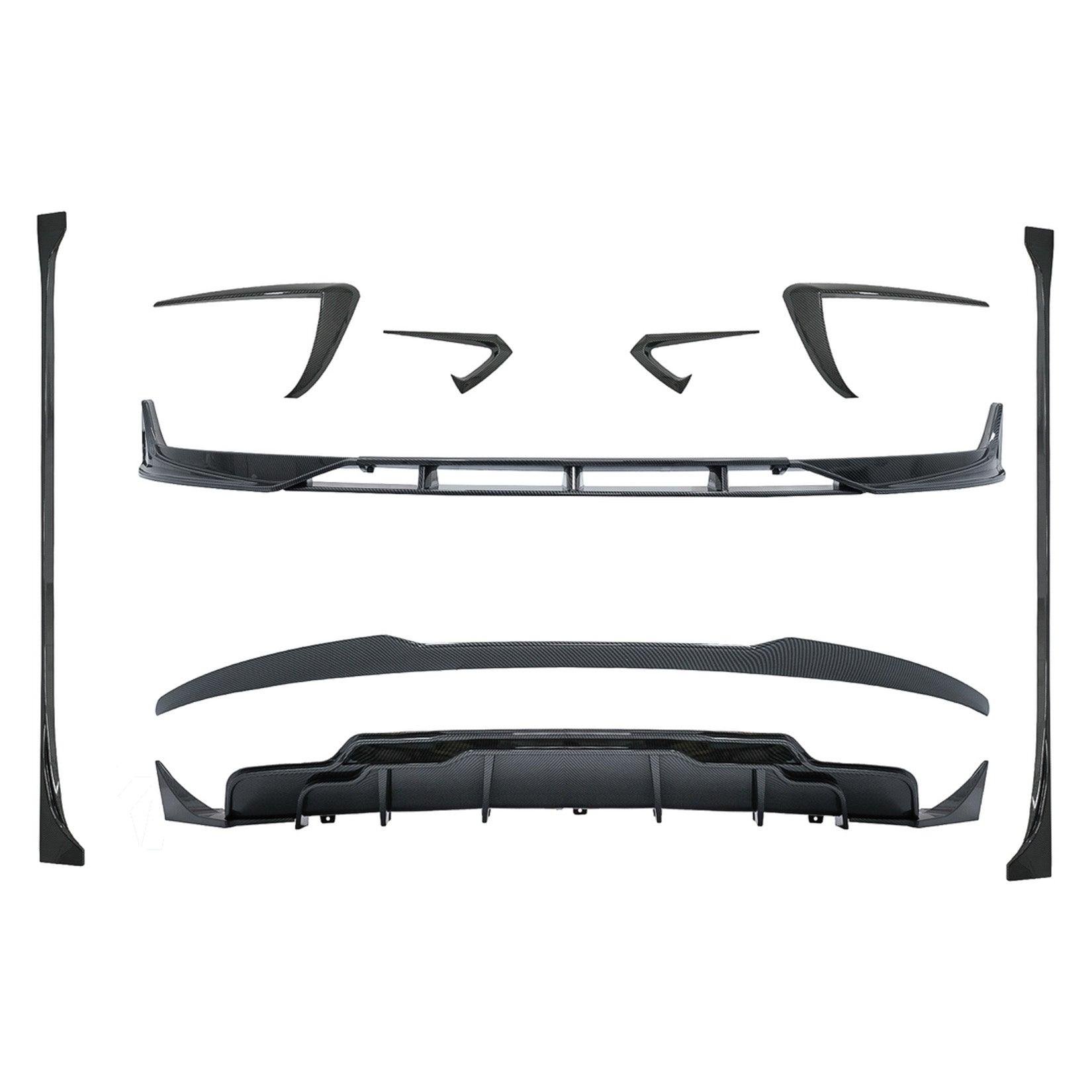 Tesla Model 3 2018 - 2023 Fast Aero Body Kit In Carbon Look - TMC Motorsport