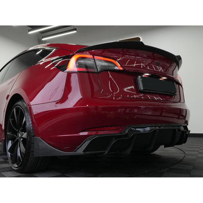 Tesla Model 3 2018 - 2023 Fast Aero Body Kit In Carbon Look - TMC Motorsport