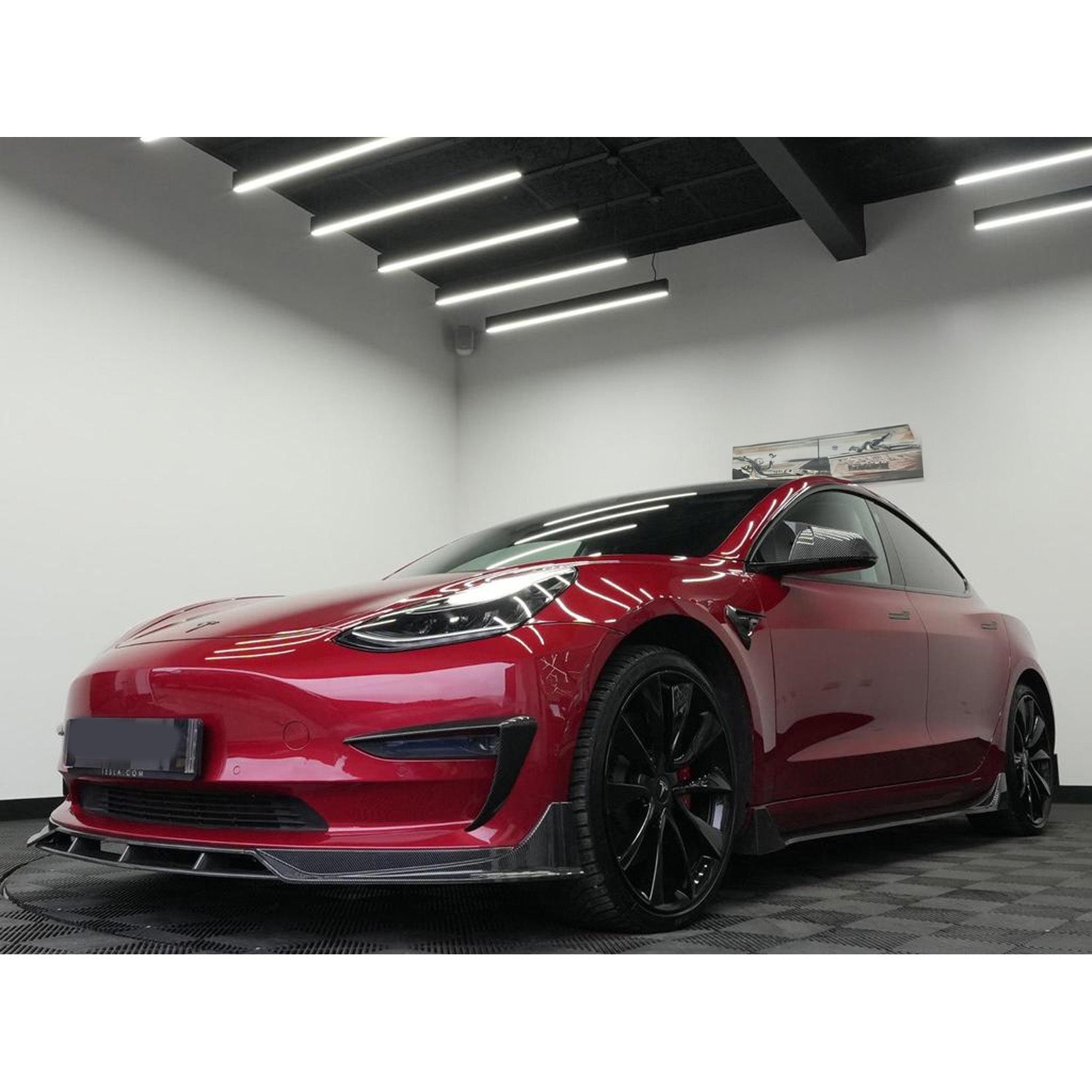 Tesla Model 3 2018 - 2023 Fast Aero Body Kit In Carbon Look - TMC Motorsport