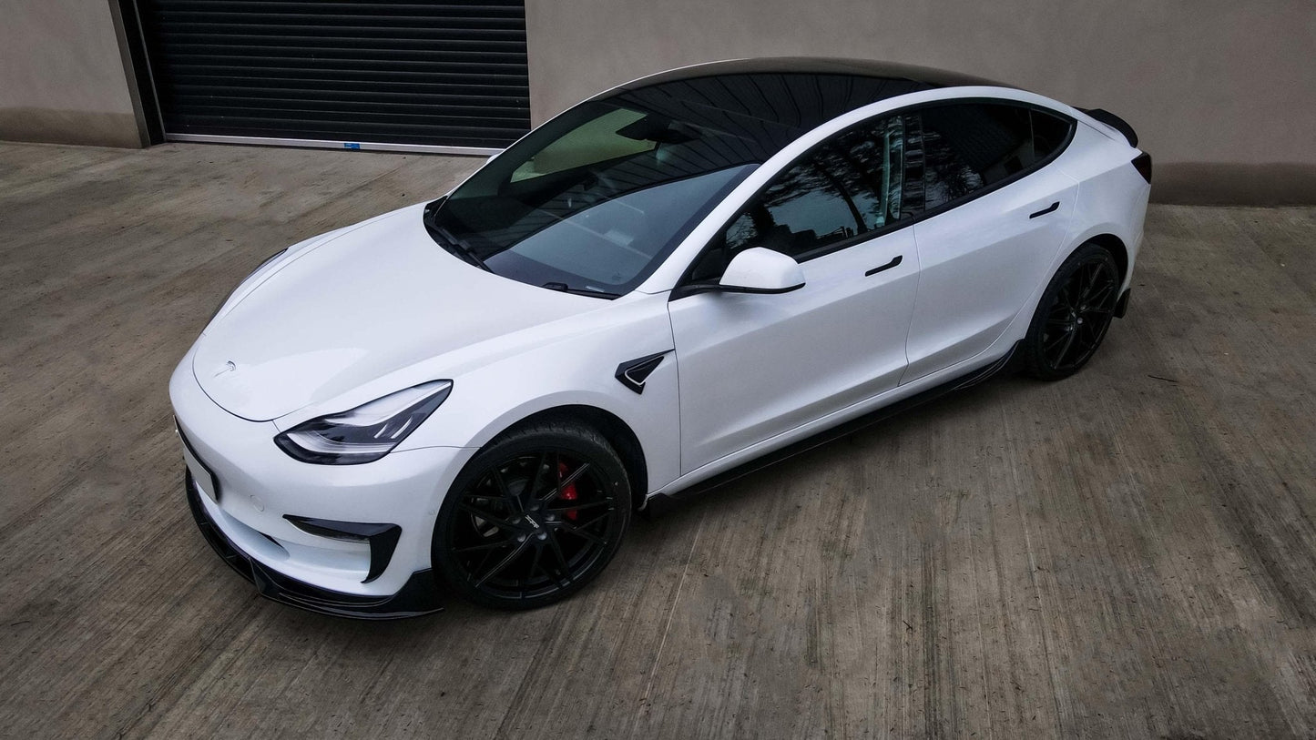 Tesla Model 3 2018 - 2023 Fast Aero Body Kit In Gloss Black - TMC Motorsport