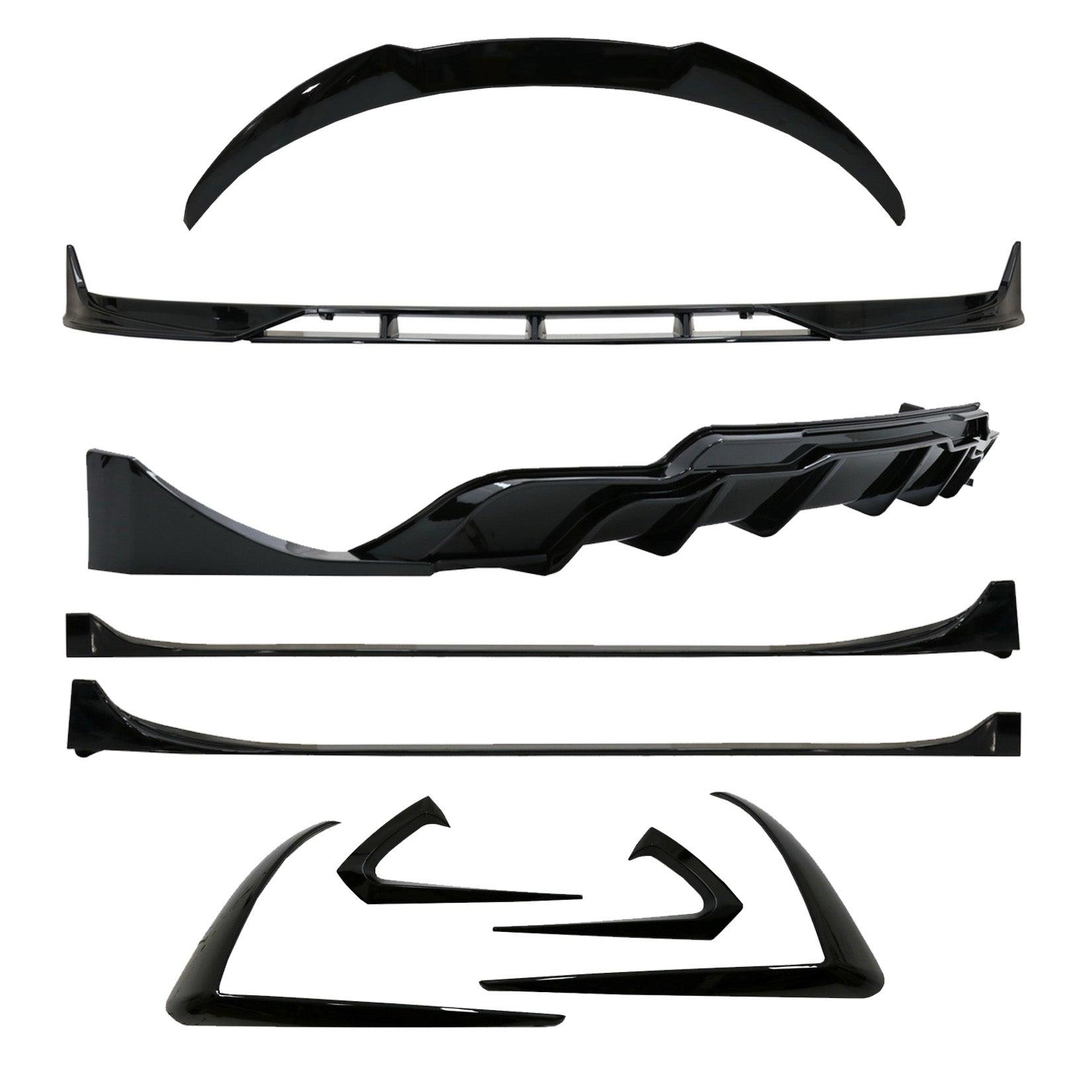 Tesla Model 3 2018 - 2023 Fast Aero Body Kit In Gloss Black - TMC Motorsport