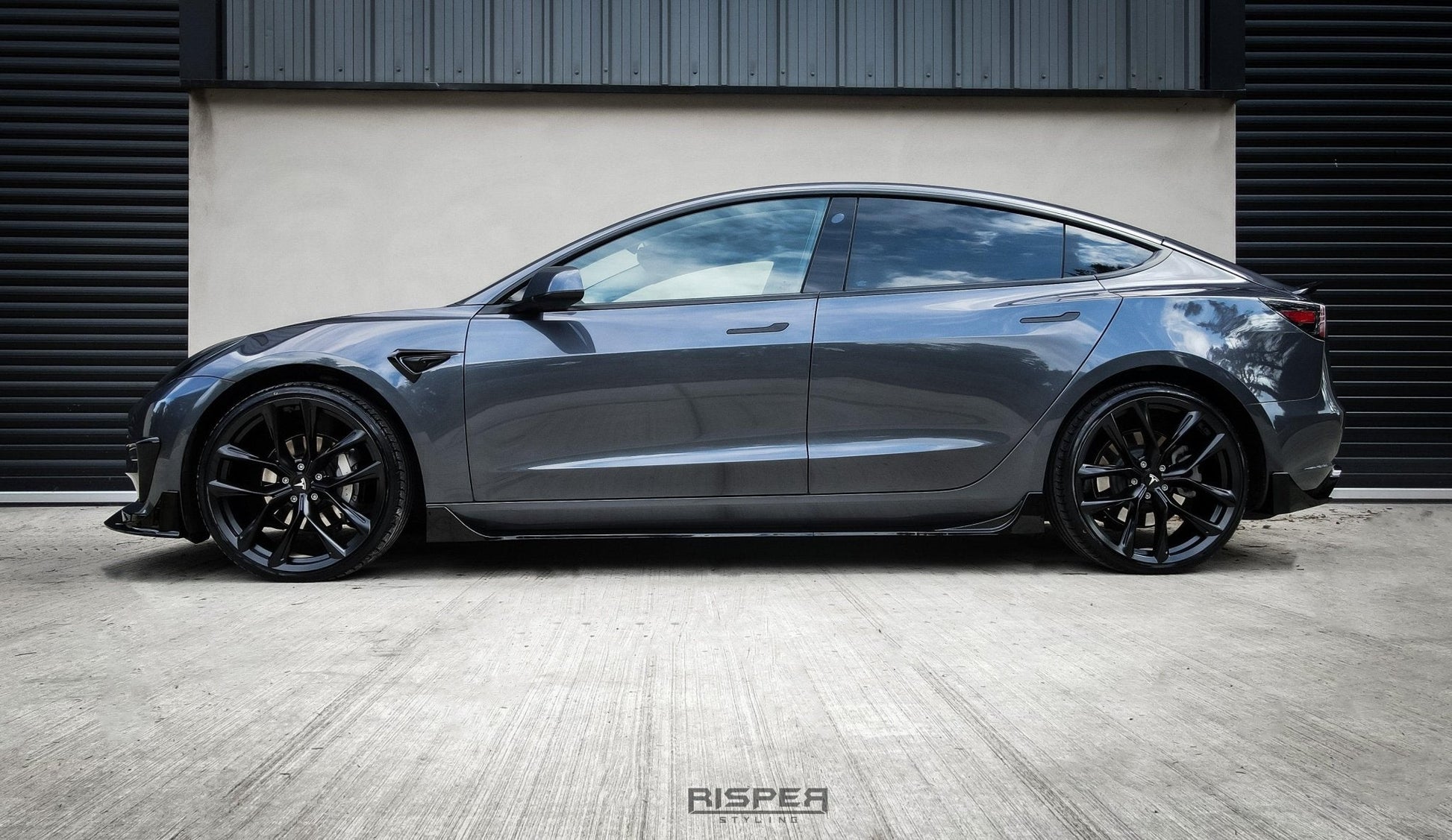 Tesla Model 3 2018 - 2023 Fast Aero Body Kit In Gloss Black - TMC Motorsport