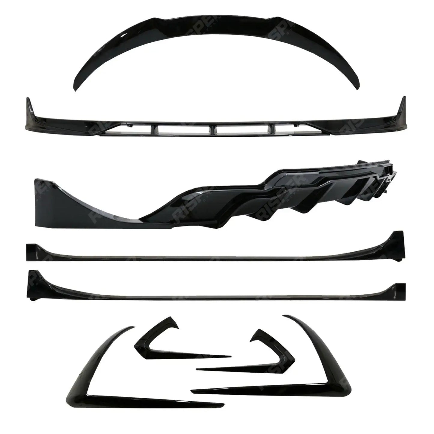 Tesla Model 3 2018 - 2023 Fast Aero Body Kit In Gloss Black