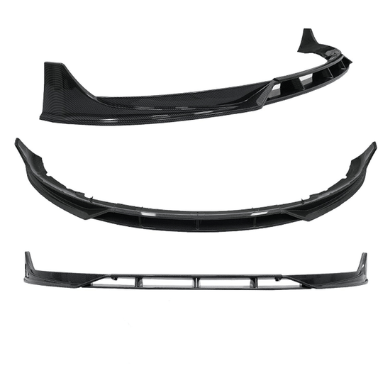 Tesla Model 3 2018 - 2023 Front Splitter In Carbon Look - TMC Motorsport