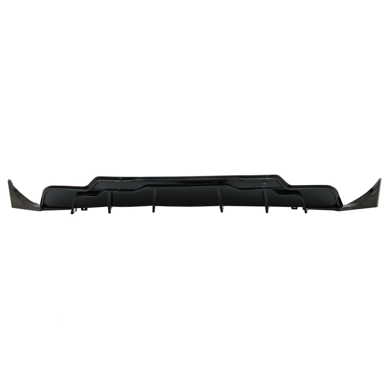 Tesla Model 3 2018 - 2023 Rear Diffuser In Gloss Black - TMC Motorsport